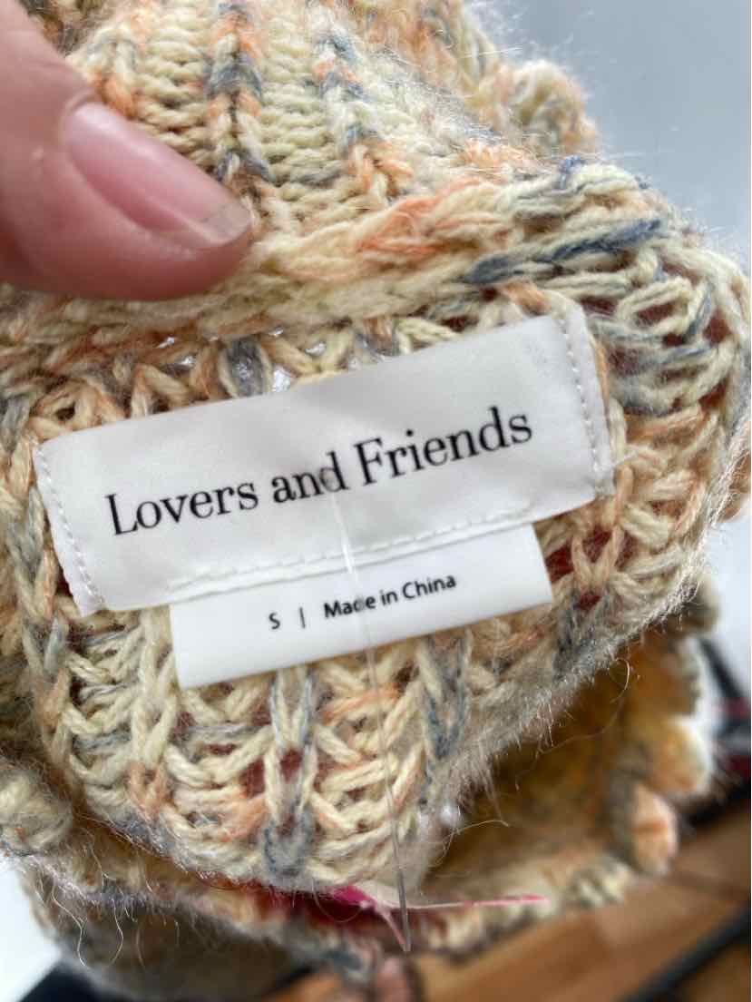 Size S LOVERS & FRIENDS Yellow Knit Sweater