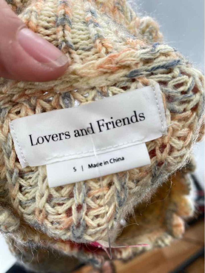 Size S LOVERS & FRIENDS Yellow Knit Sweater
