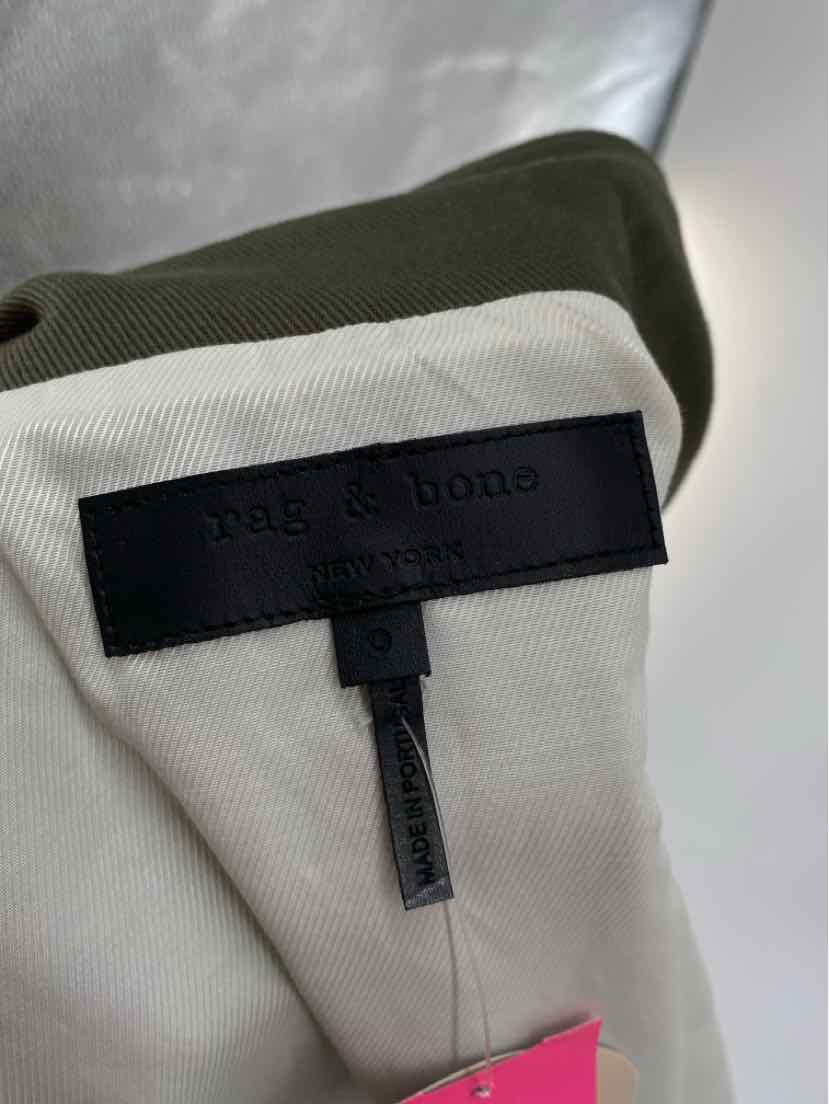 Size 0 RAG & BONE Olive Luxury - Jacket