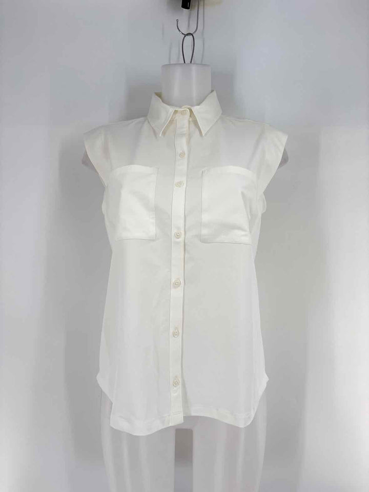 Size M Chico's Ivory Shirt