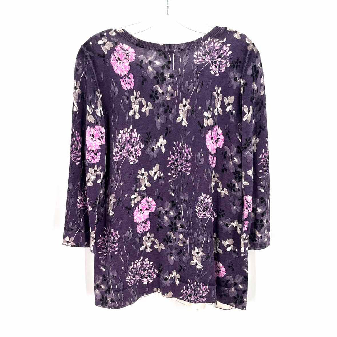 Size M Chico's Purple Knit Shirt