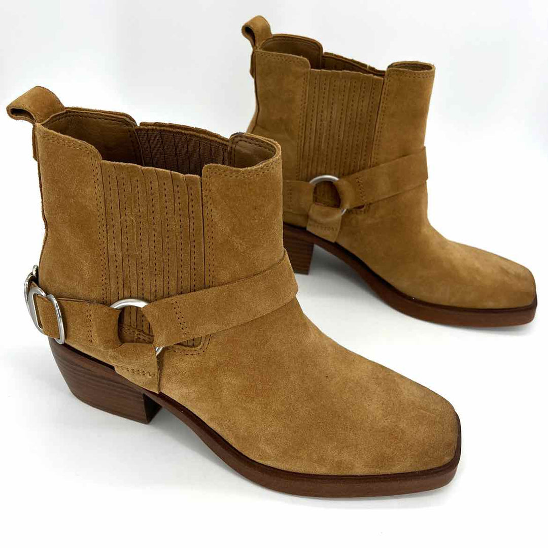 Shoe Size 6 Sam Edeleman Camel Leather Boots
