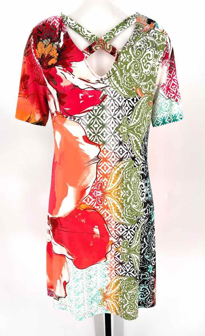 Size M Chico's Multi-Color Dress