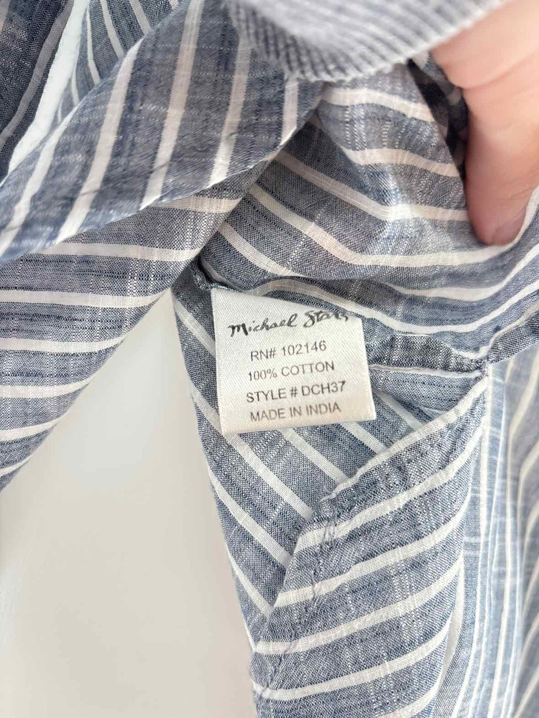 Size M MICHAEL STARS gray print Shirt