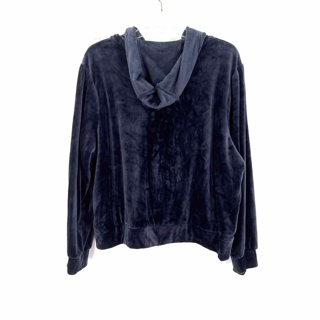 Size 1X MAGASCHONI Navy Velour 2 PC Dress