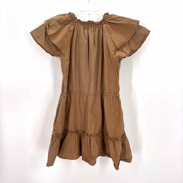 Size S OLIVIA JAMES Brown Cotton Dress