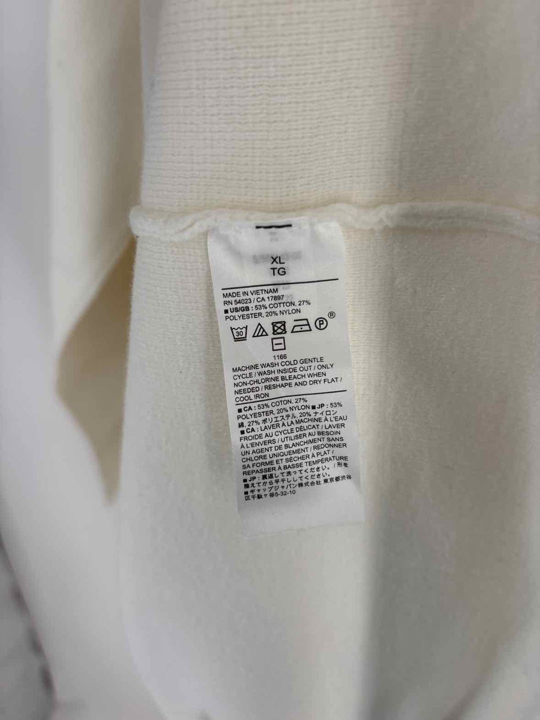 Size XL Banana Republic Cream Sweater
