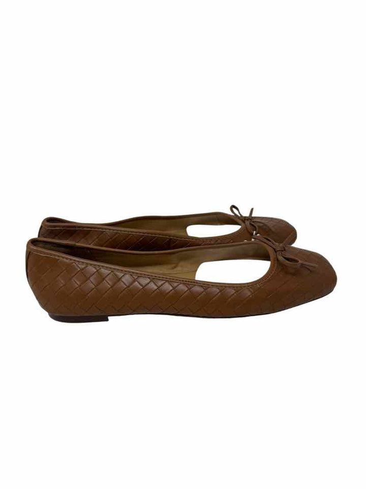 Shoe Size 8 J Crew Tan Leather Flats