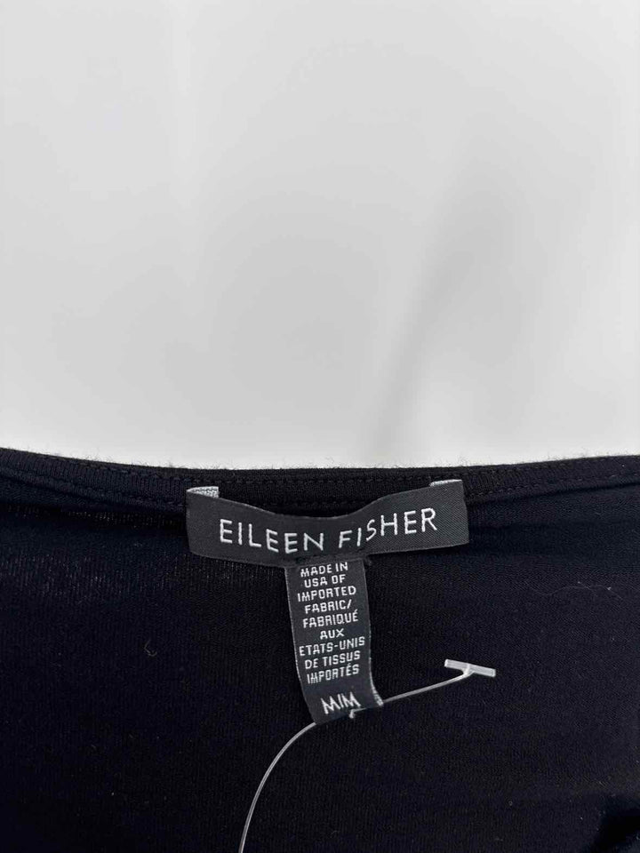 Size M Eileen Fisher Black Dress