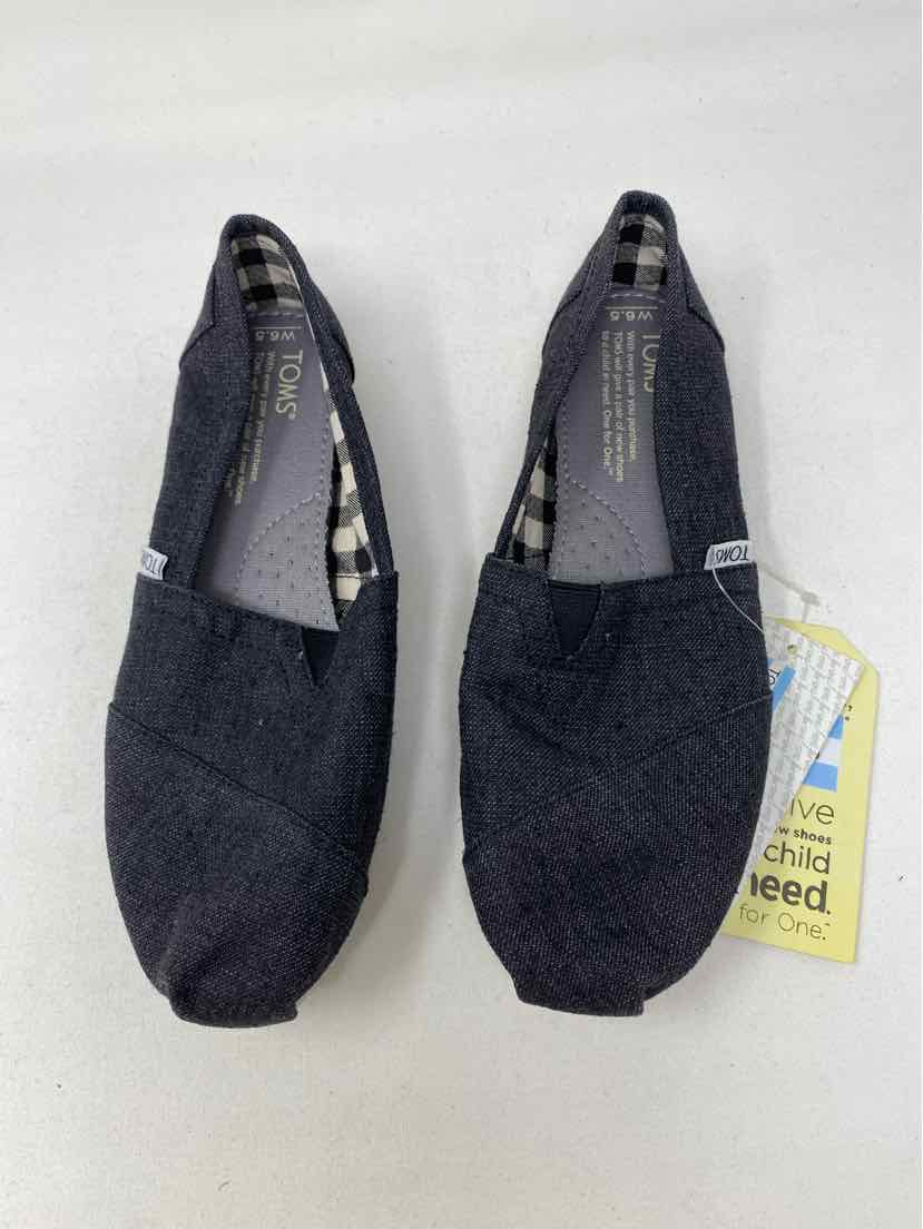 Shoe Size 6.5 Toms Denim Flats