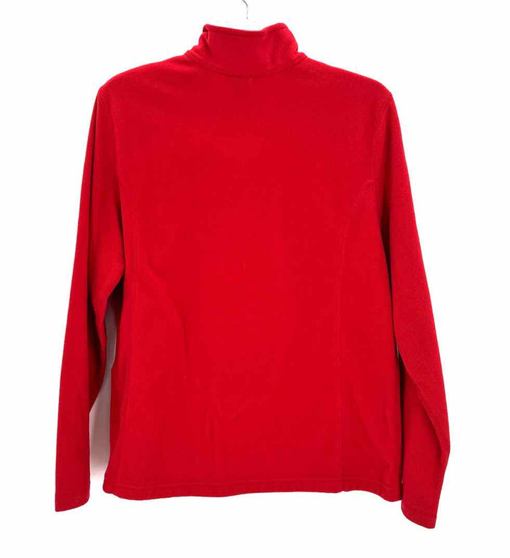 Size XL LAND END Red Fleece Jacket