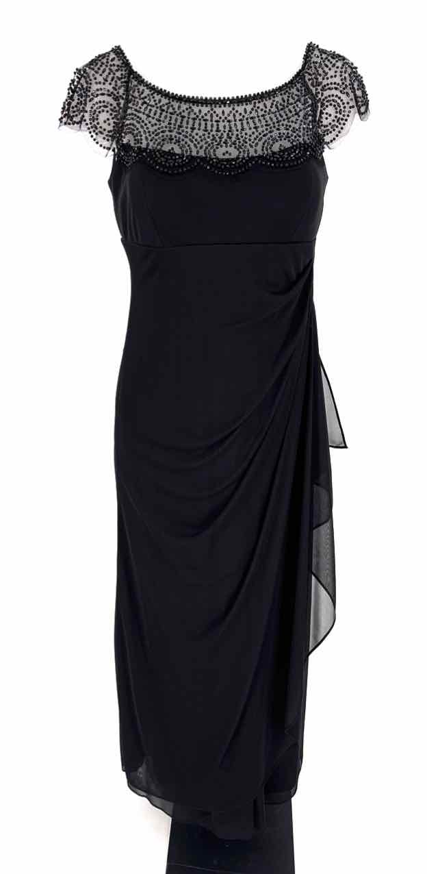 Size 10 Black Chiffon Dress