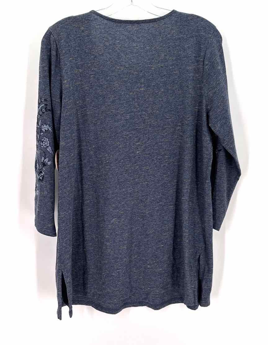 Size M J JILL Navy Shirt
