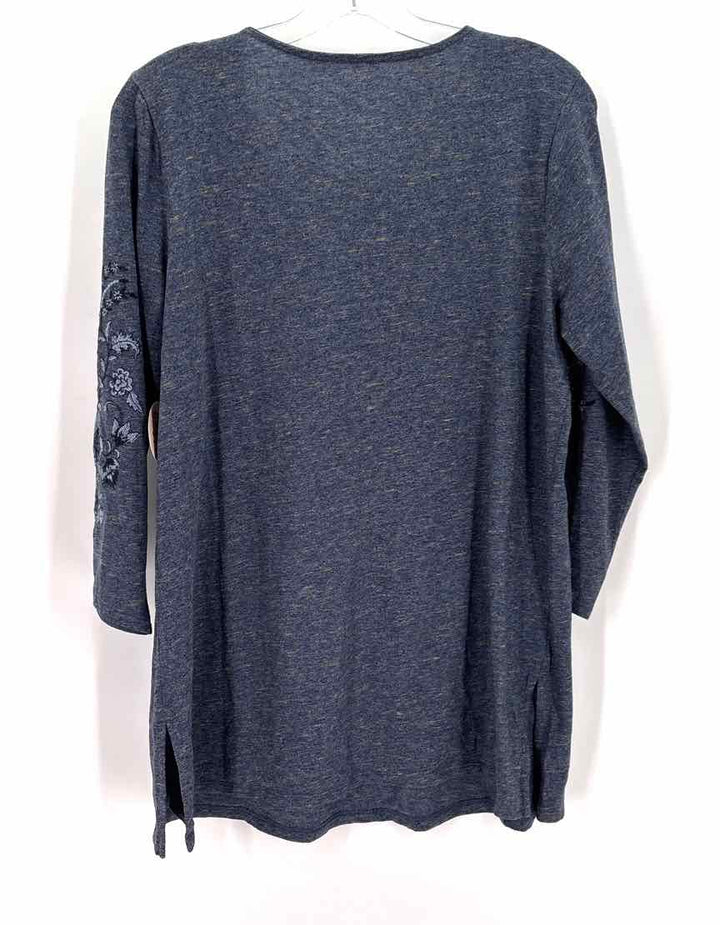 Size M J JILL Navy Shirt