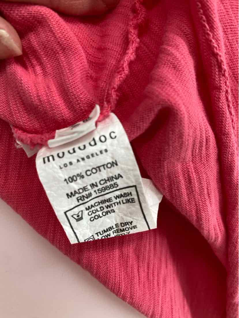 Size L Pink Cotton Shirt