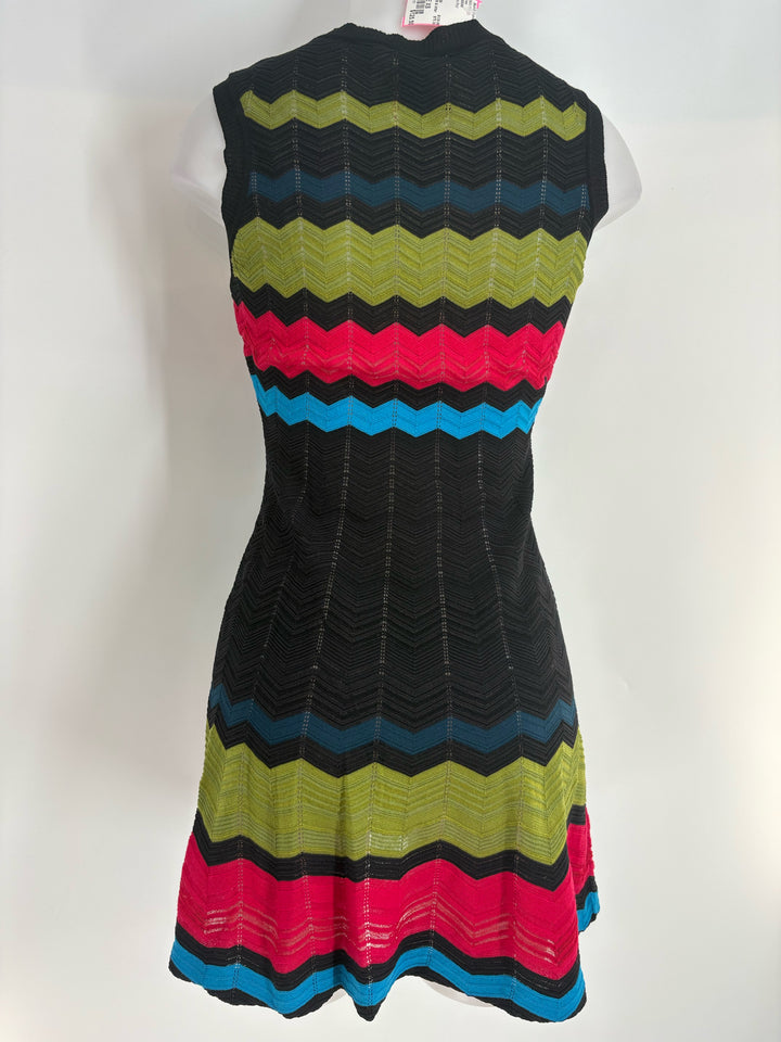 Size XS MISSONI Black Print Dress