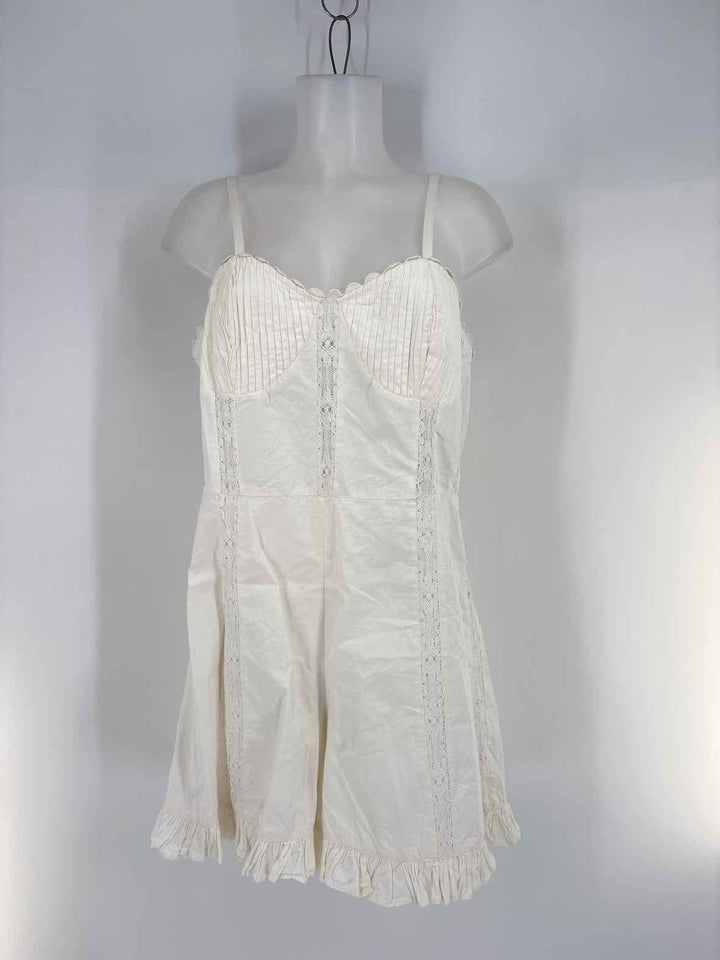 Size L URBAN OUTFITTERS Cream Dress