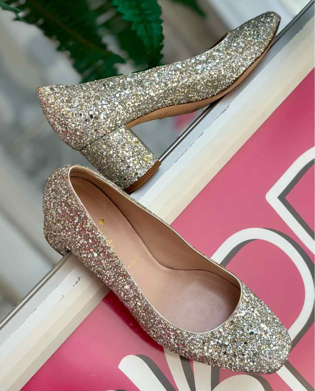 Shoe Size 6.5 Kate Spade Silver Pumps