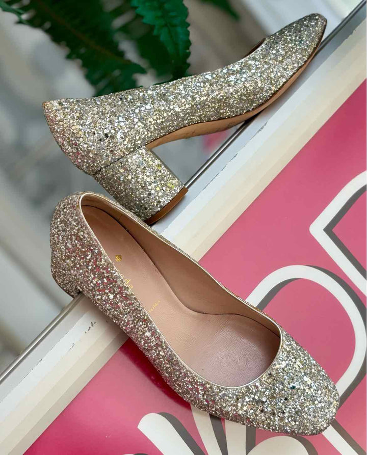 Shoe Size 6.5 Kate Spade Silver Pumps