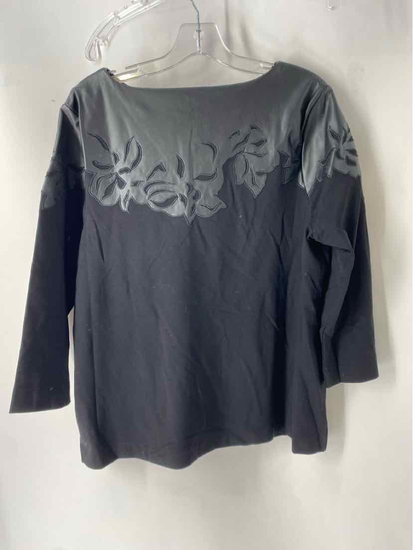 Size L Chico's Black Sweater