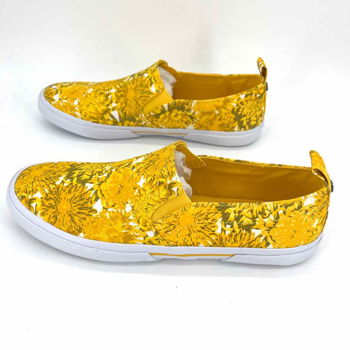 Shoe Size 8 ISAAC MIZRAHI Yellow Canvas Sneakers