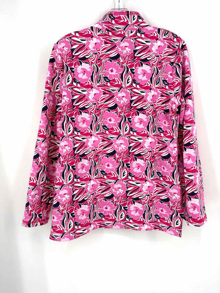 Size S Talbots PINK PRINT Sweater