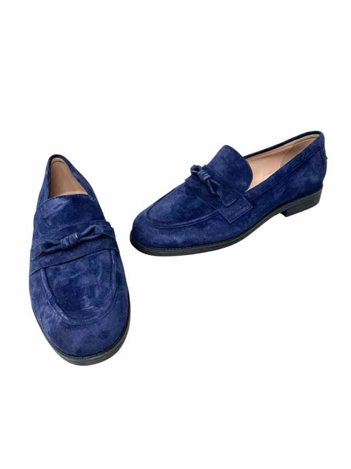 Shoe Size 9 Cole Haan Navy Suede Loafers