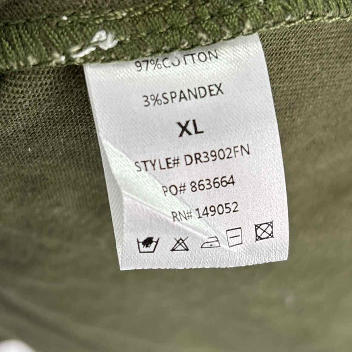 Size XL Olive Denim Dress