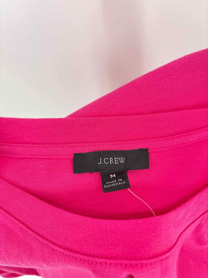 Size M J Crew Fuschia Cotton Dress