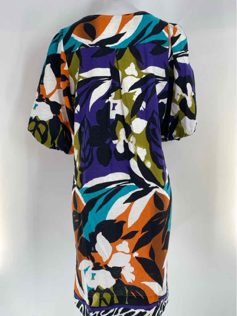 Size M FOR CYNTHIA Multi-Color Dress