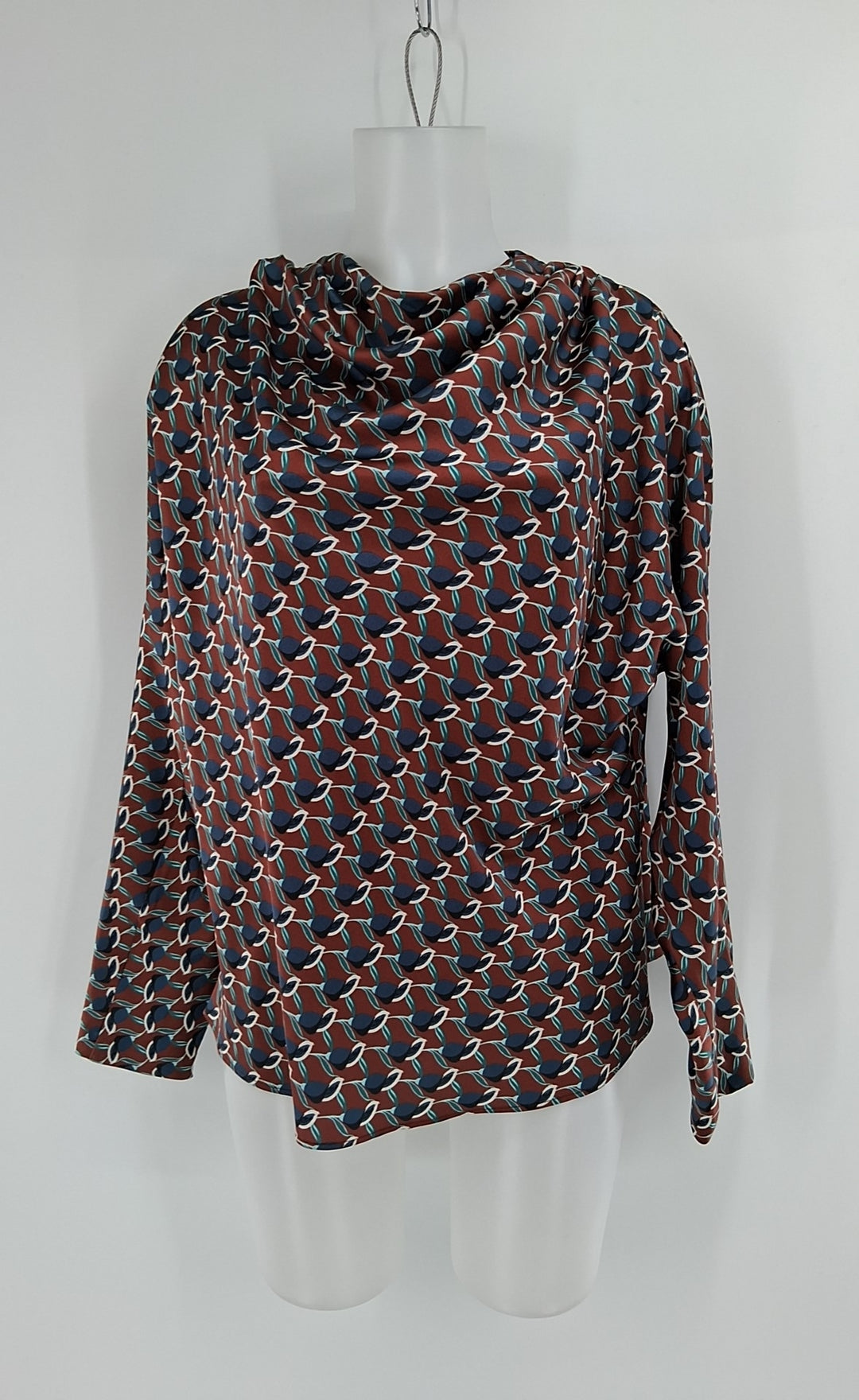Size XL ZARA Brown Sateen Shirt