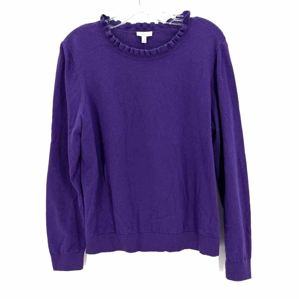 Size XL Talbots Purple Knit Sweater