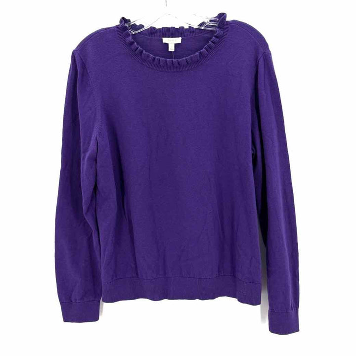 Size XL Talbots Purple Knit Sweater