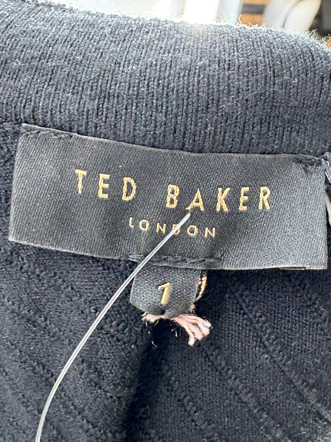 Size 1 TED BAKER Black Dress