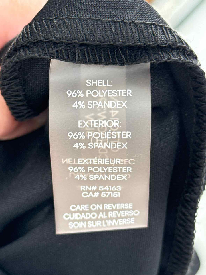 Size 6 Calvin Klein Black Dress