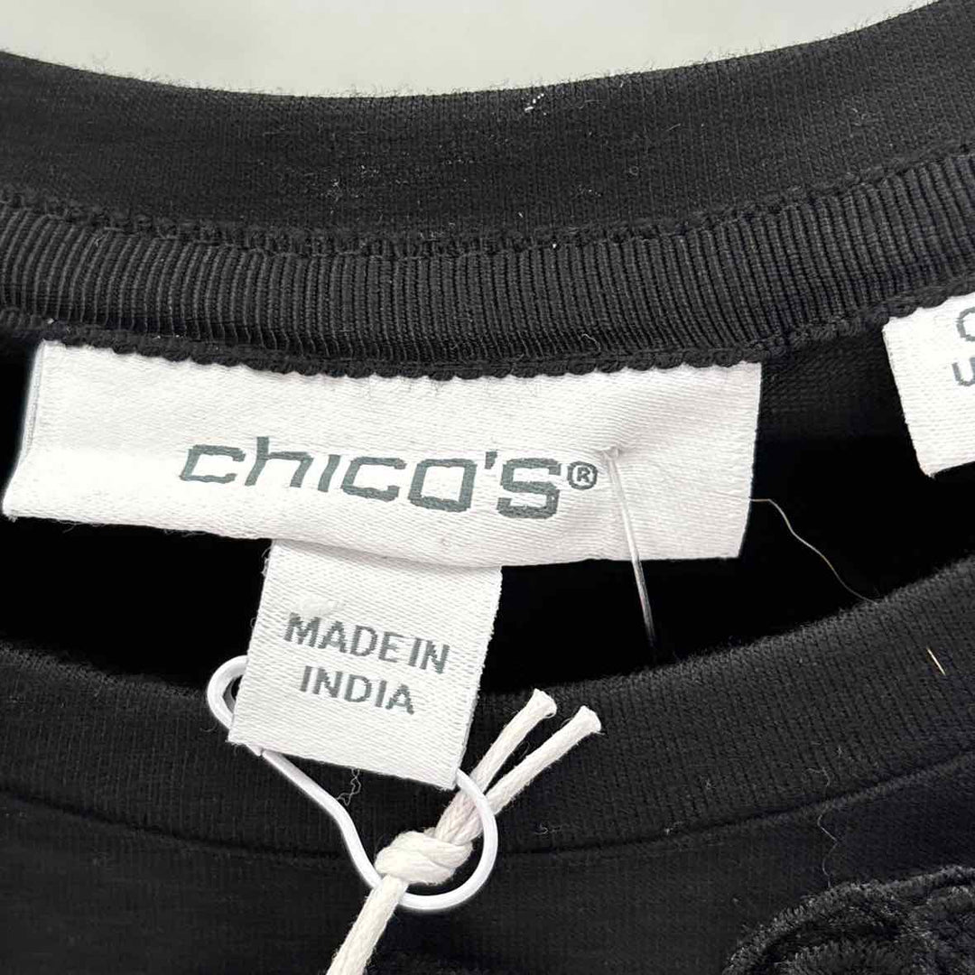 Size S Chico's Black Shirt