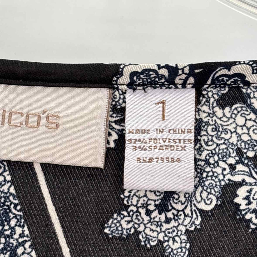 Size M Chico's Black Shirt