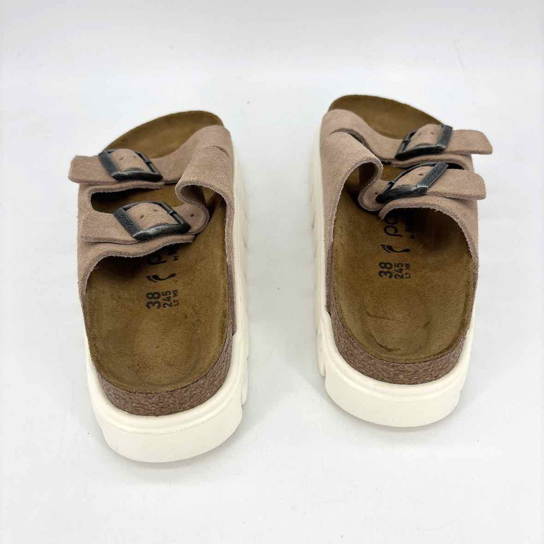 Shoe Size 7 Birkenstock Beige Suede Sandals