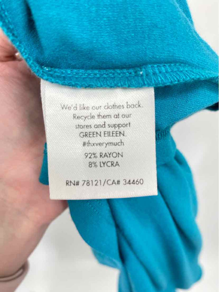 Size M Eileen Fisher Teal Shirt