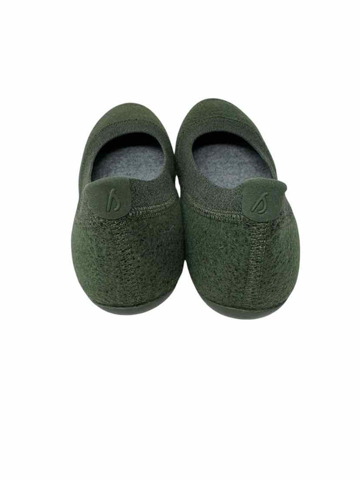 Shoe Size 10 ALL BIRDS Olive Flats