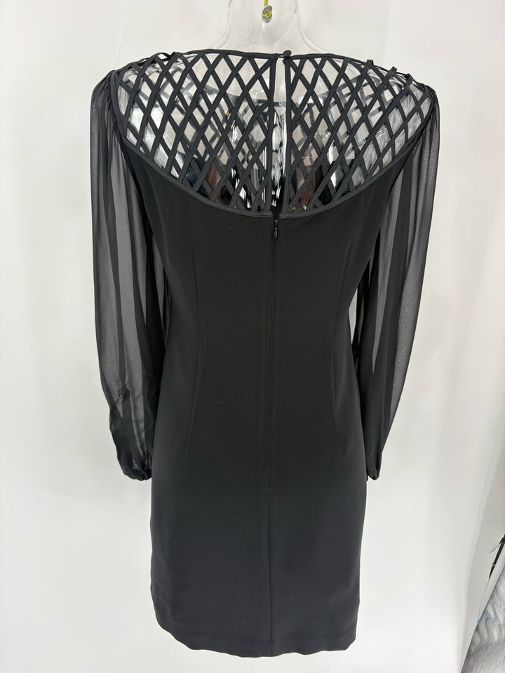Size 6 White House Black Market Black Dress