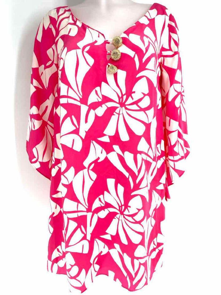 Size 2 Lilly Pulitzer Pink Sateen Dress