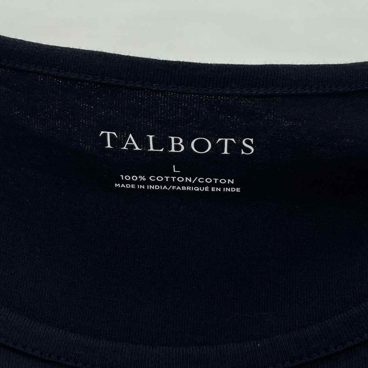 Size L Talbots Navy Shirt