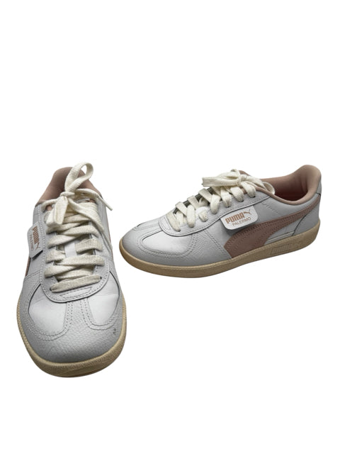 Shoe Size 8.5 Puma White Leather Sneakers