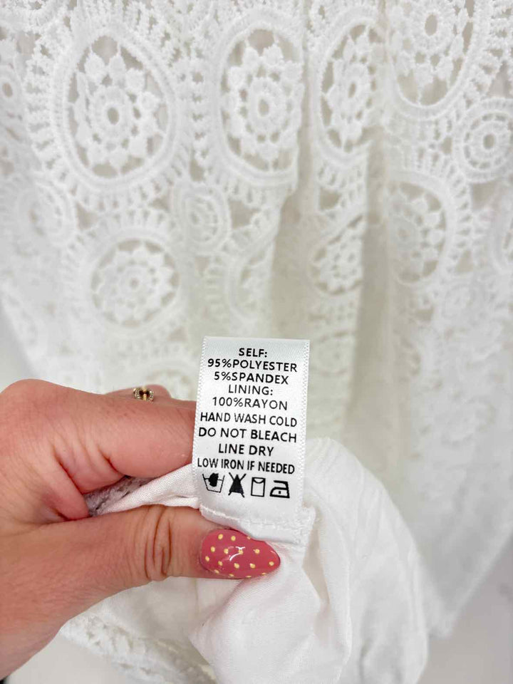 Size L White Dress