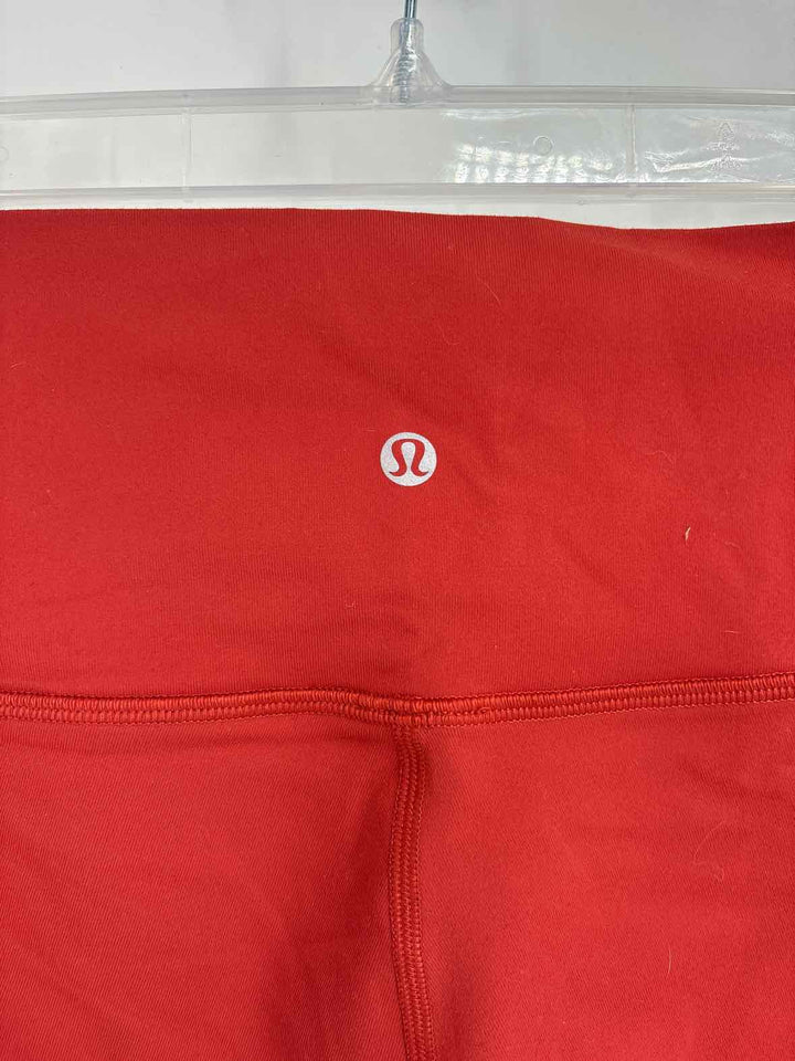Size 6 Lululemon Burnt Orange Leggings