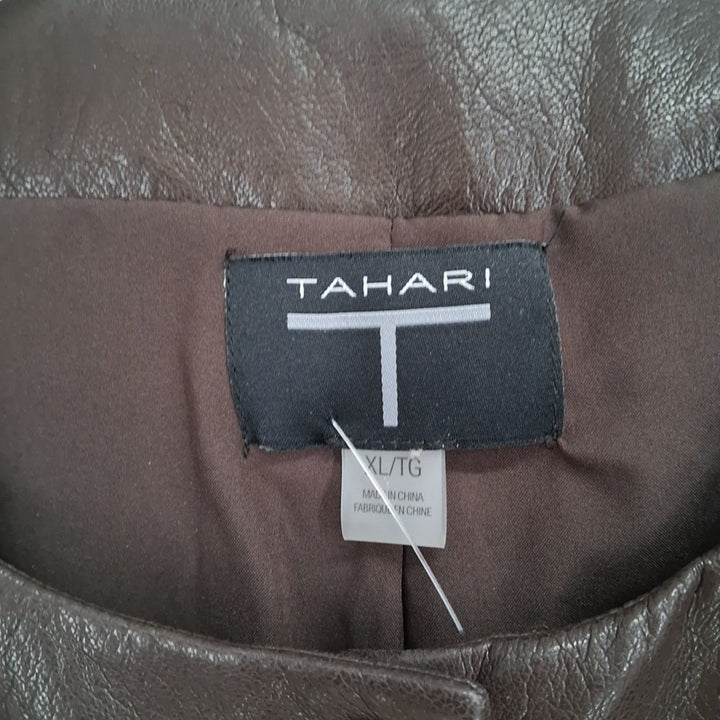 Size XL TAHARI Brown Jacket
