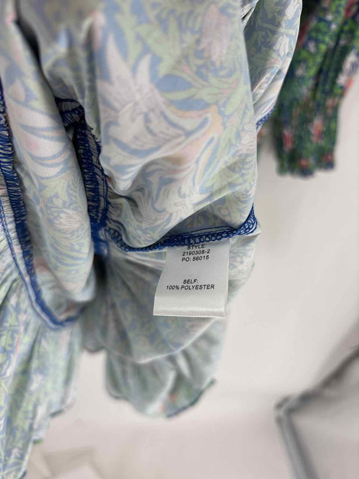Size M CURRENT AIR Green Print Dress