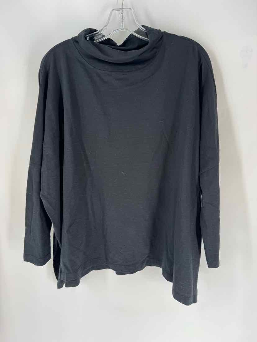 Size L MERSEA Black Cotton Sweater