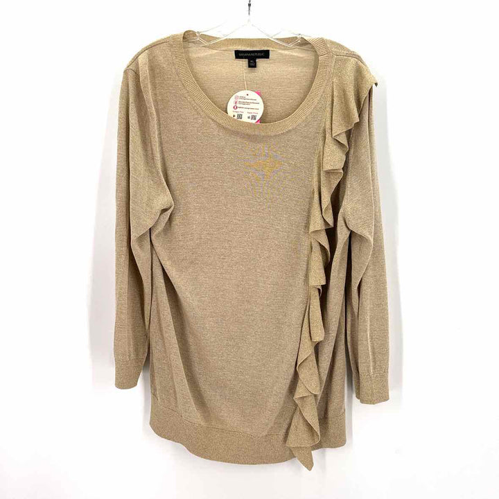 Size XL Banana Republic Gold Sweater